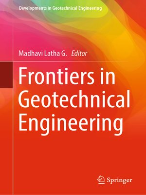 cover image of Frontiers in Geotechnical Engineering